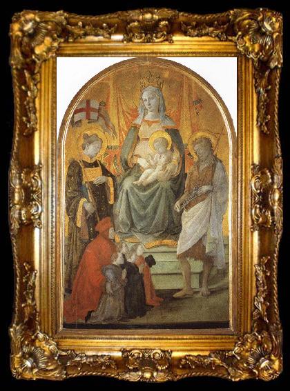 framed  Fra Filippo Lippi Madonna del Ceppo, ta009-2